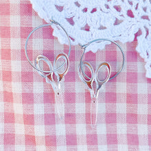 Load image into Gallery viewer, Embroidery Scissor Earrings