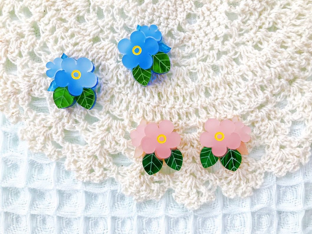 Love, Forget Me Not Pin Set