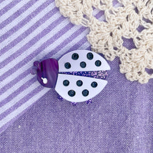 Load image into Gallery viewer, Miss Violet Ladybug Pin