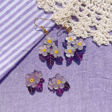 Load image into Gallery viewer, Forget Me at Midnight Stud Earrings