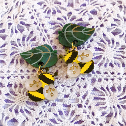 Bee Buddies Dangle Earrings