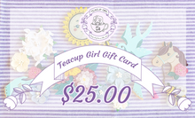 Load image into Gallery viewer, Teacup Girl Gift Card