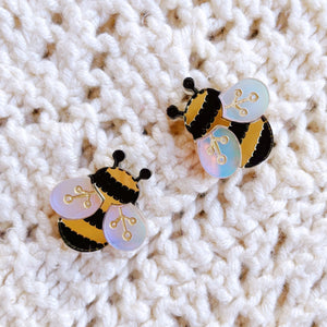 Gem Bees Mini Pin Set
