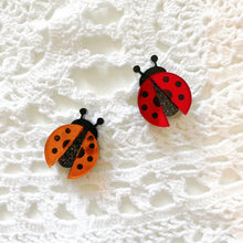 Load image into Gallery viewer, Lucky Ladybug Mini Pin Set