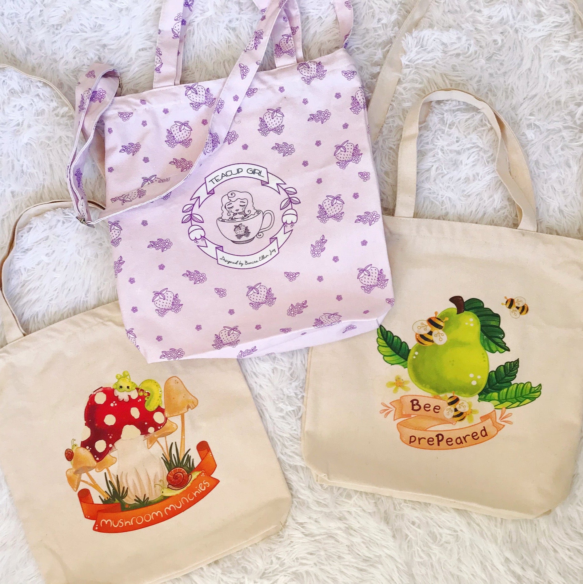 Canvas bag online cute