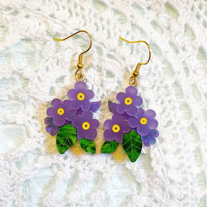 Forever Forget Me Nots Drop Earrings