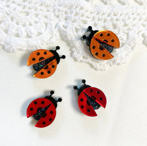 Lucky Ladybug Mini Pin Set