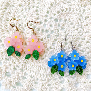 Forever Forget Me Nots Drop Earrings